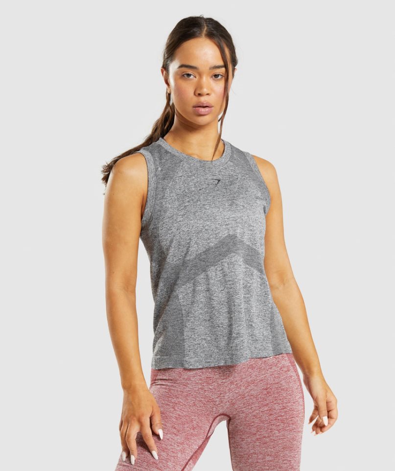 Podkoszulki Gymshark Flex Loose Top Damskie Szare | PL 864TYC